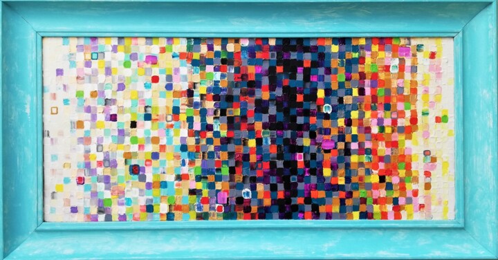 "Pixelated Elevation" başlıklı Tablo Lenka Urbanikova tarafından, Orijinal sanat, Akrilik
