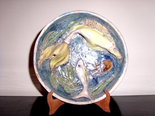 "fishes" başlıklı Heykel Luse Yeremyan tarafından, Orijinal sanat