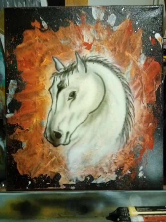 Peinture intitulée "Bob rasta" par Skaytee, Œuvre d'art originale,