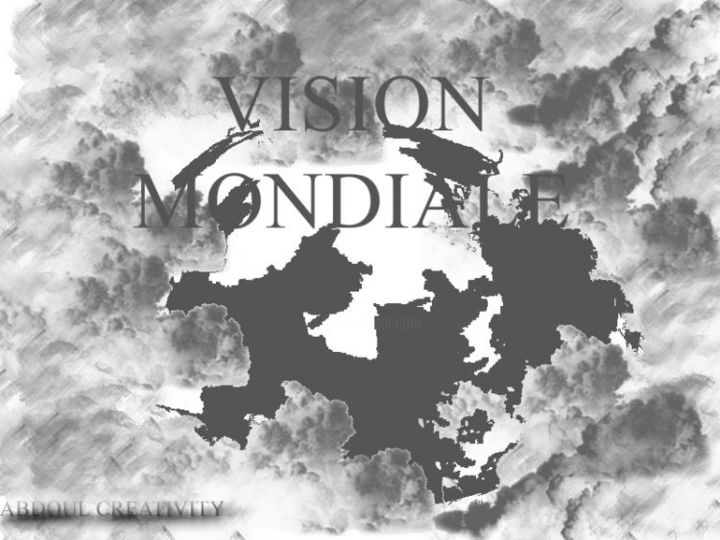 Photographie intitulée "vision mondiale" par Sow Abdourahamane, Œuvre d'art originale