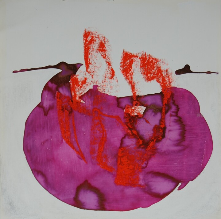 Pintura titulada "movimento cinque" por Luzena Di Barbara Walder, Obra de arte original, Tinta