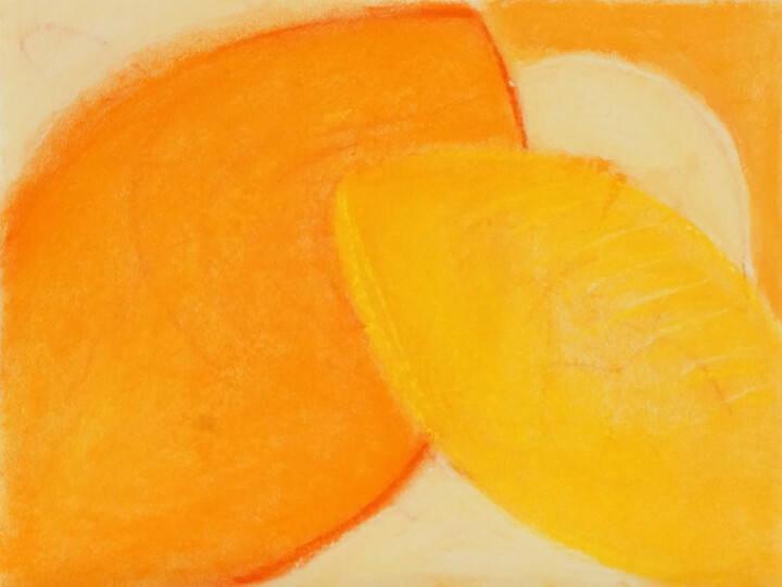 Peinture intitulée "Ein neuer Morgen" par Luzena Di Barbara Walder, Œuvre d'art originale, Pastel