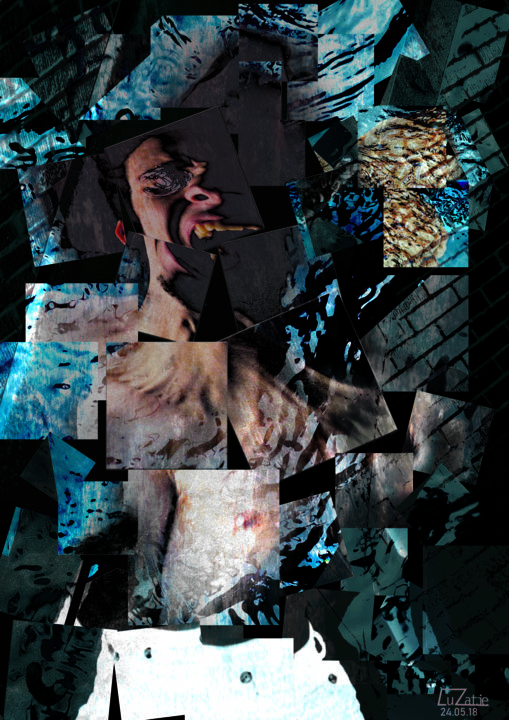 Digitale Kunst mit dem Titel "lost" von Luzatie Smith, Original-Kunstwerk, Fotomontage