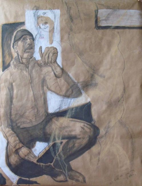 Рисунок под названием "это все он" - Геннадий Лузин, Подлинное произведение искусства, Другой