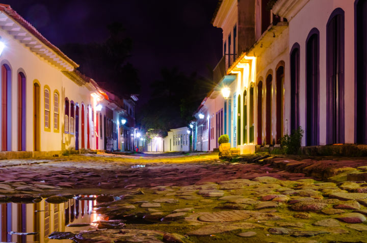 Photography titled "Colorful night in P…" by Luz Rosa, Original Artwork