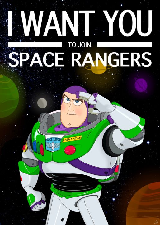 Buzz sales lightyear painting