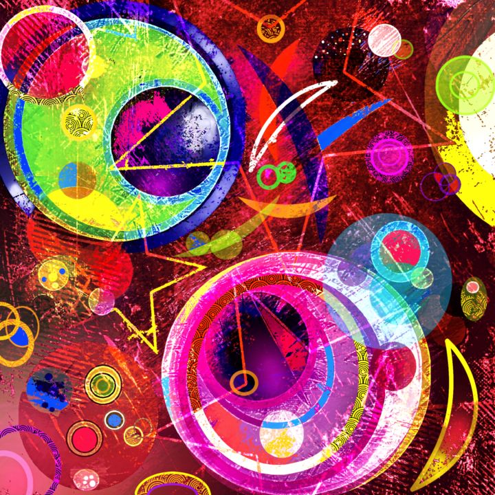 Arts numériques intitulée "Curl" par Soliaski ., Œuvre d'art originale, Peinture numérique
