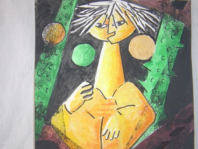 Peinture intitulée "El chico de Murcia" par Lydia Cerbera, Œuvre d'art originale, Huile