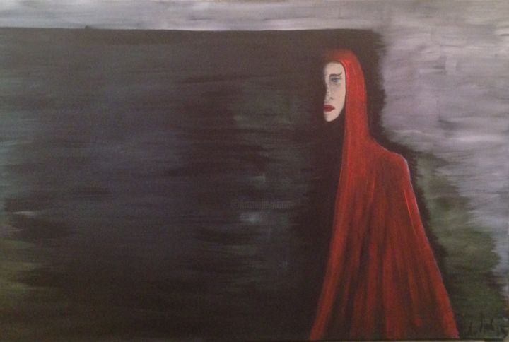 Painting titled "WOMAN" by Lydia Zen, Original Artwork, Acrylic