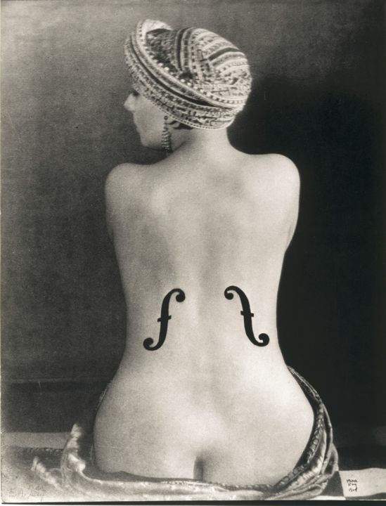 Fotografie getiteld "Man Ray Le Violon d…" door Lydia De Ville, Origineel Kunstwerk, Film fotografie