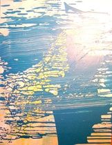Peinture intitulée "La trame vivante 11" par Lynch, Œuvre d'art originale, Huile