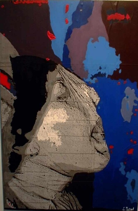 Digital Arts με τίτλο "visage masque" από Lynda Messad, Αυθεντικά έργα τέχνης