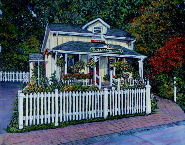 Painting titled "mcgregors-house-lar…" by Lynden Cowan, Original Artwork, Oil