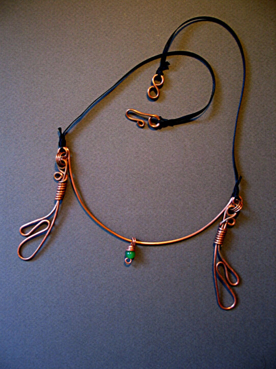 Design getiteld "Copper necklace wit…" door Lyubomir Naydenov, Origineel Kunstwerk