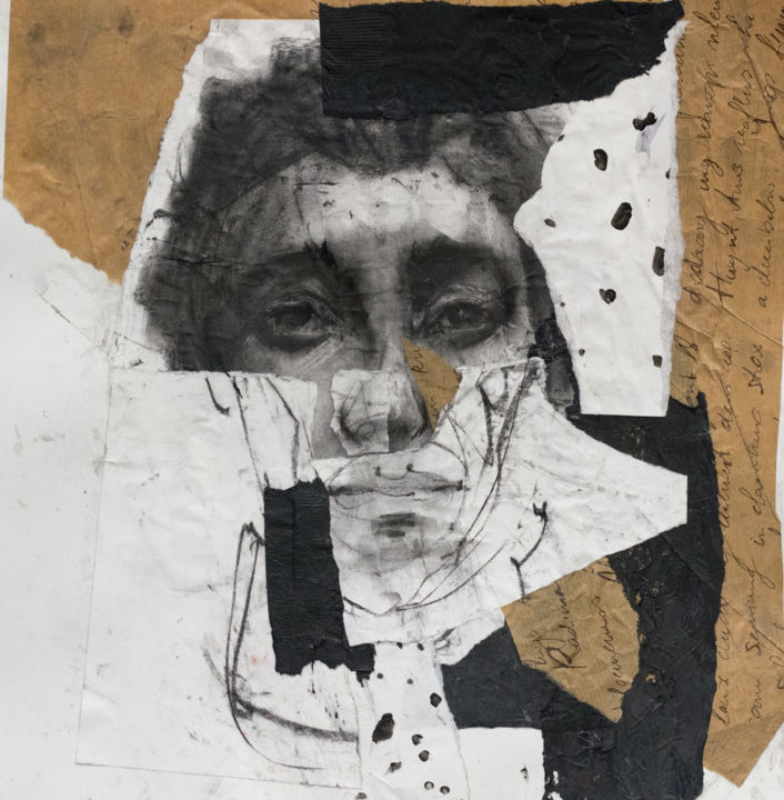 Коллажи под названием "Beyond the image" - Lyubov Biryukova, Подлинное произведение искусства, Коллажи