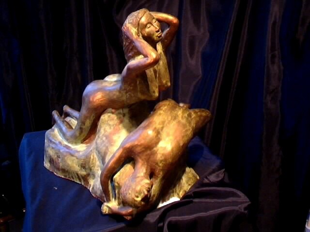 Sculpture titled "ROMEO ET JULIETTE" by Lyza Lecomte, Original Artwork