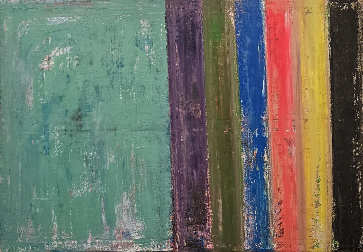 Peinture intitulée "Driftwood 5" par M.Garcia, Œuvre d'art originale, Acrylique Monté sur Châssis en bois