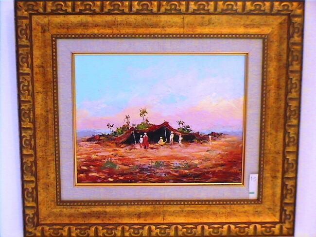 Peinture intitulée "EL kheima" par M'Hamed Saci, Œuvre d'art originale