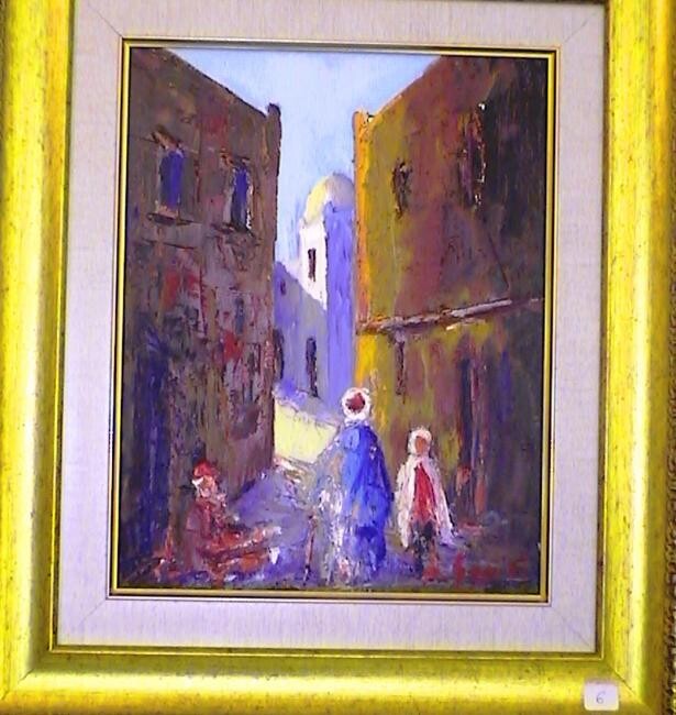 Peinture intitulée "Ombre et lumières d…" par M'Hamed Saci, Œuvre d'art originale