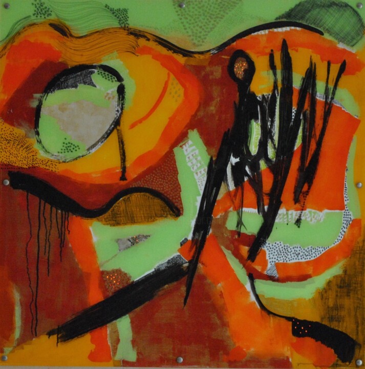 Peinture intitulée "Africa" par M. Jean-Pierre Querin M. Jean-Pierre Querin, Œuvre d'art originale, Acrylique Monté sur Châs…