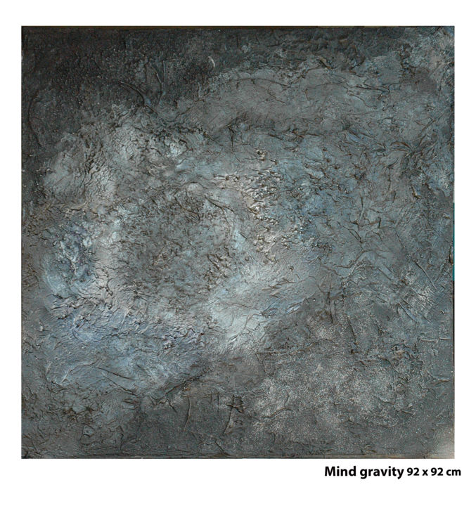 Malerei mit dem Titel "Mind-gravity" von Michel Marin, Original-Kunstwerk