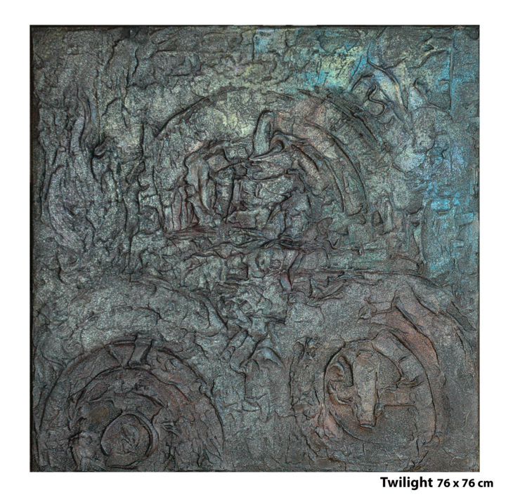 Malerei mit dem Titel "Twilight" von Michel Marin, Original-Kunstwerk