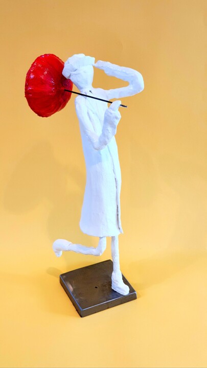 Скульптура под названием "Giboulée de printem…" - M.Ou Mme Rajot Jean Louis, Подлинное произведение искусства, Смола