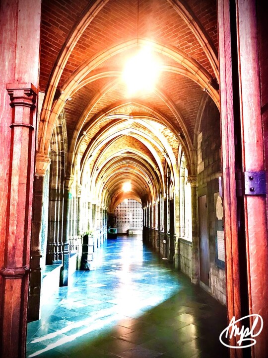 Digitale Kunst getiteld "Arches de Cathédrale" door _m.P.L_, Origineel Kunstwerk, Digitale fotografie