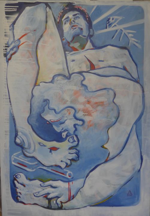 Peinture intitulée "Marie Madeleine" par Marianne Robbez-Masson, Œuvre d'art originale