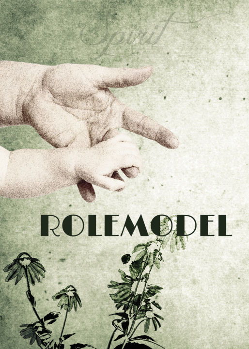 Digital Arts titled "Rolmodel - Spirit" by Betty Heideman, Original Artwork, 2D Digital Work