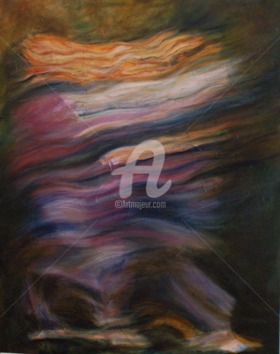 Malerei mit dem Titel "Brise,  80 x 100 cm…" von Ma Yane, Original-Kunstwerk, Öl