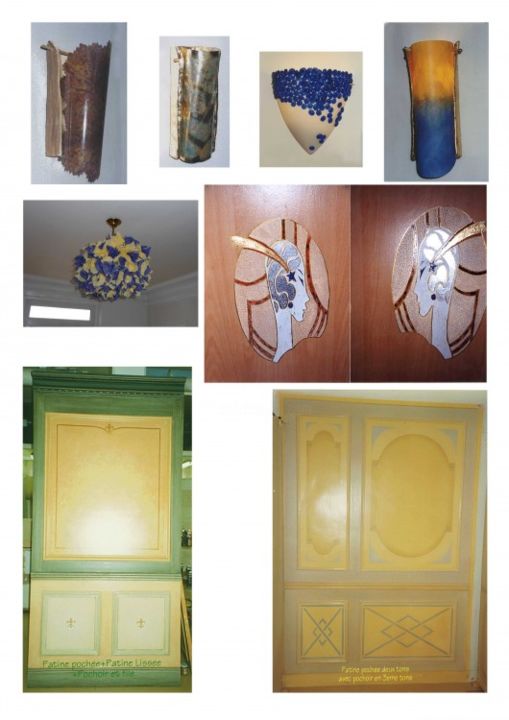 Photographie intitulée "Luminaires et exemp…" par Mabdeco, Œuvre d'art originale,