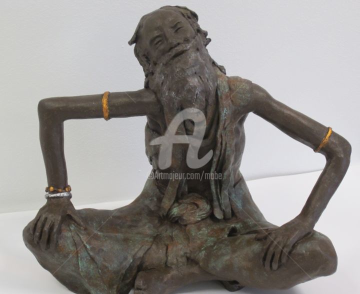 Sculpture intitulée "sadu 2/8" par Mabé, Œuvre d'art originale, Résine