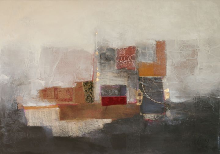 Pittura intitolato "LA BOHEME" da Sandrine Macchieraldo, Opera d'arte originale,