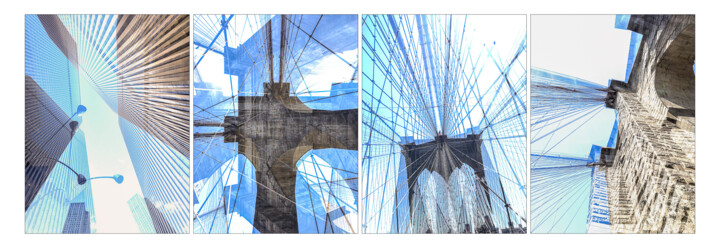 Фотография под названием ""A Walk in NY" poly…" - Macha De Bonneville, Подлинное произведение искусства, Цифровая фотография…