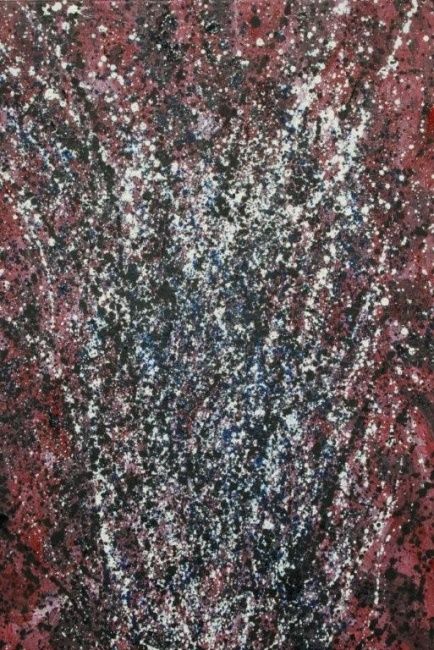Malerei mit dem Titel "Geyser" von Laurence Machils, Original-Kunstwerk