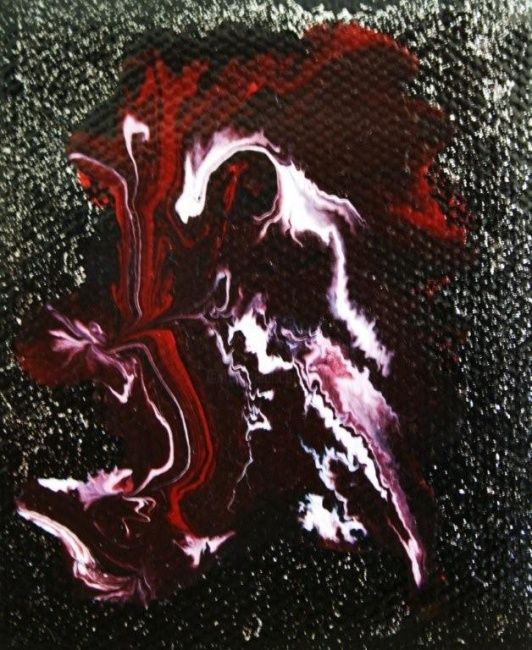 Painting titled "Master of Darkness" by Laurence Machils, Original Artwork