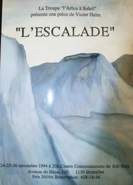제목이 "L'escalade"인 미술작품 Laurence Machils로, 원작