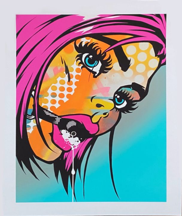 Printmaking titled "Bound Up" by Machone, Original Art, Digital Print