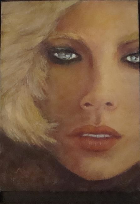 Painting titled "La dominatrice ou l…" by Maclade, Original Artwork, Oil