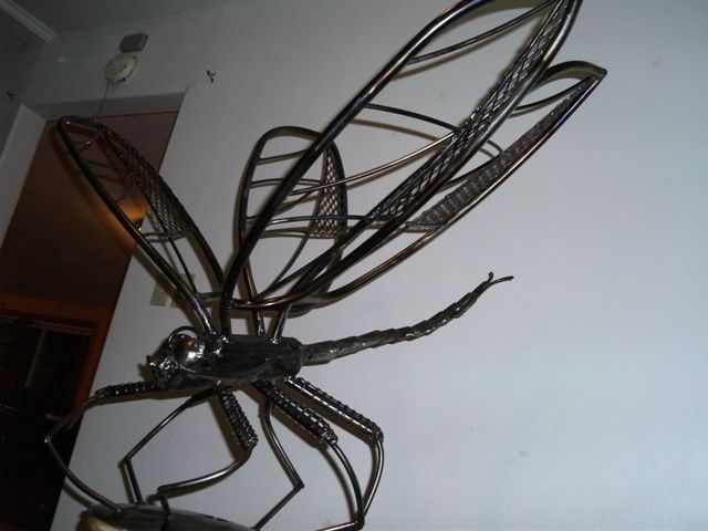 Sculpture titled "large steel dragon…" by Mac, Original Artwork