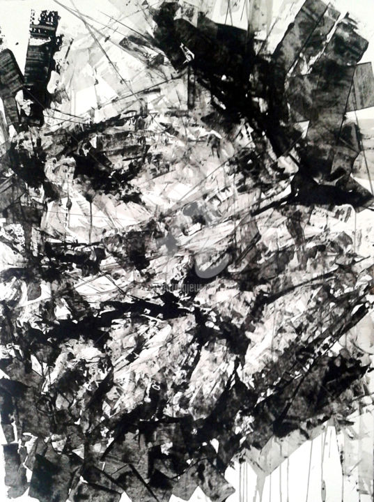 Painting titled "N°109" by Mad325, Original Artwork