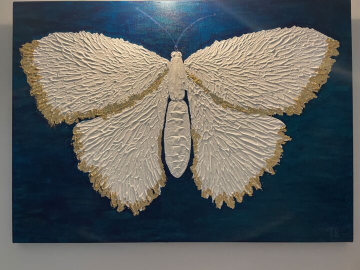Painting titled "Butterfly effect" by Madalina Veisa, Original Artwork, Acrylic