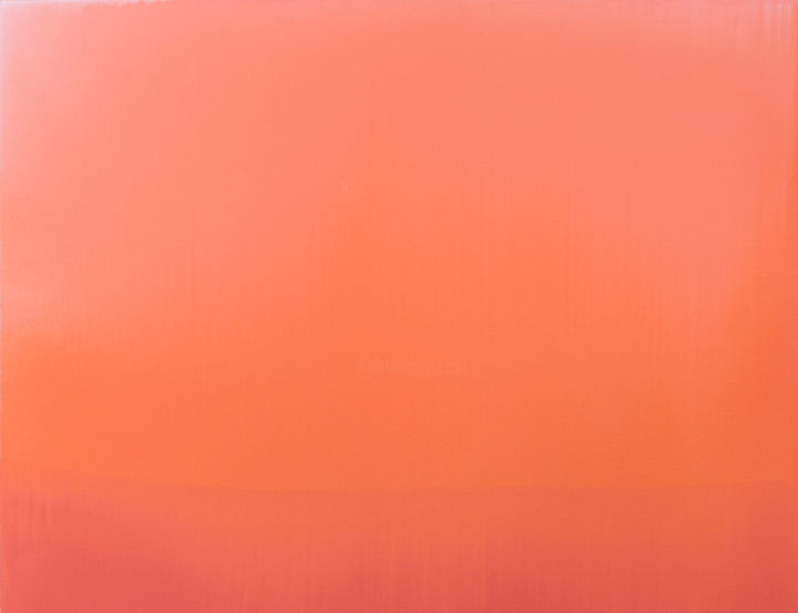 Painting titled "Sunset. 70x90 cm oi…" by Madara Gulbis, Original Art, Oil