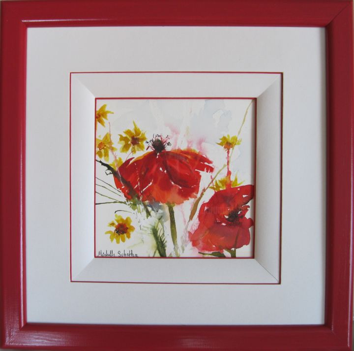 Artcraft titled "les coquelicots" by Mad, Original Artwork