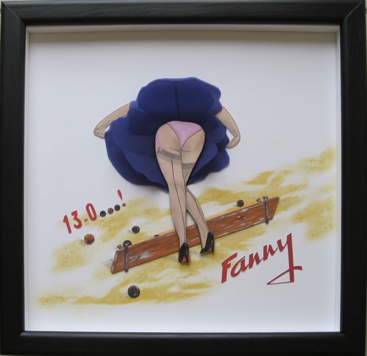 Artisanat intitulée "Fanny" par Mad, Œuvre d'art originale