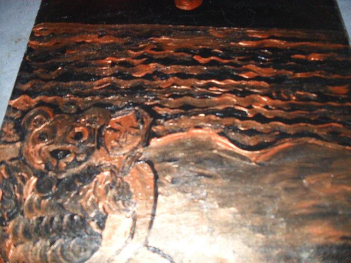 Peinture intitulée "REVERIE OCEANE" par Pascaline Ernault, Œuvre d'art originale