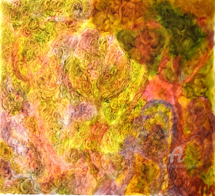 Painting titled "Mère de la forêt, M…" by Mariska Ma Veepilaikaliyamma, Original Artwork, Other