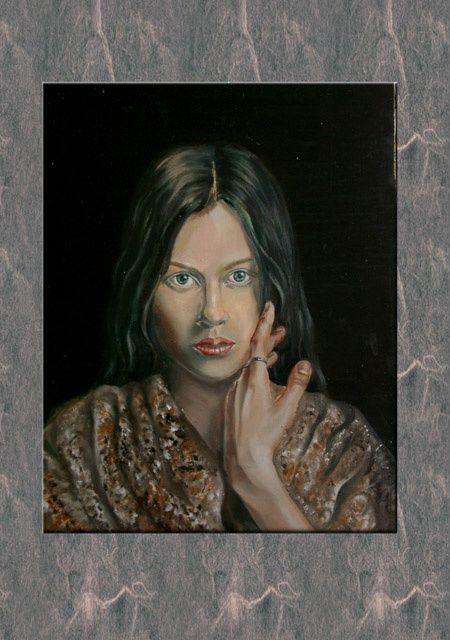 Painting titled "Nobody's" by Maellon, Original Artwork, Oil