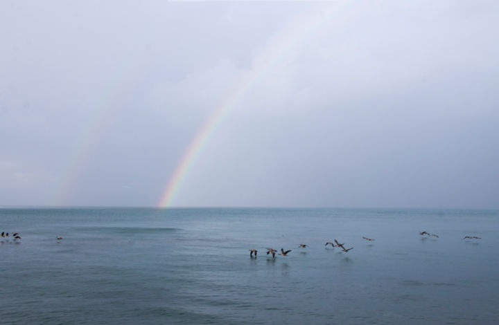 Photography titled "Rainbow over the Hu…" by Maellon, Original Artwork